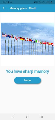 Memory game - World - Screenshot 4