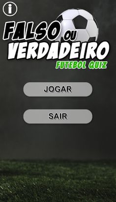 Falso ou Verdade: Futebol Quiz - Screenshot 1