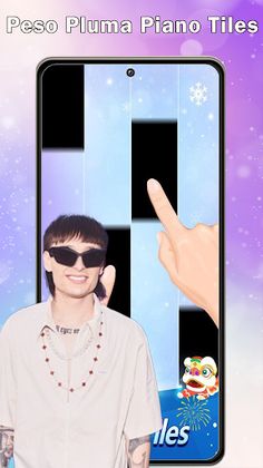 peso pluma piano Tiles game - Screenshot 2