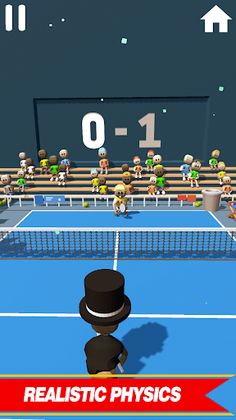 Stickman Tennis Clash 3D Game - Screenshot 1