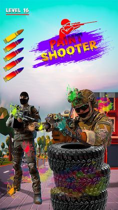 Paint shooter: Paintball arena - Screenshot 4