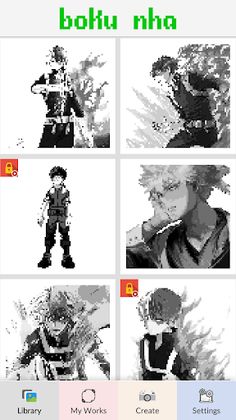 Boku NHA Pixel Art - Screenshot 1