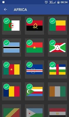 Puzzles of Flags - Screenshot 2