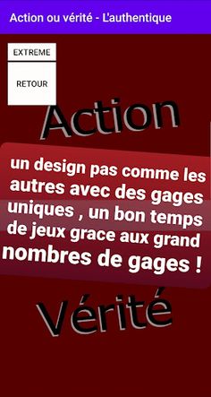 Action ou Vérité - L'authentiq - Screenshot 2