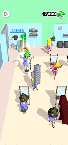 Idle Hair Salon - Screenshot 2