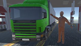 Gas Station: Trucker Parking - Screenshot 3