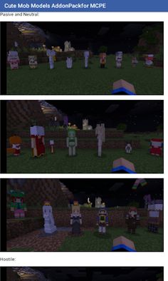 Cute Mob Model Addon for Minec - Screenshot 1