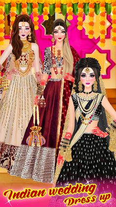 Desi Indian Bride Dressup game - Screenshot 3