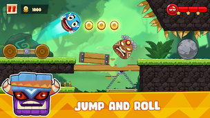 Ball's Journey 6 - Red Bounce - Screenshot 1
