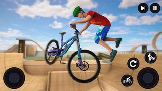 BMX Bicycle: Mad Stunts Space - Screenshot 1