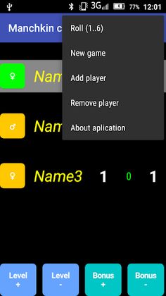 Simple Munchkin level counter - Screenshot 2