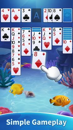 Solitaire Fish - Offline Games - Screenshot 2