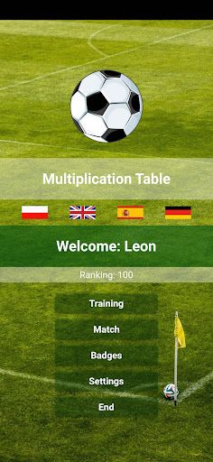 Multiplication table. - Screenshot 2