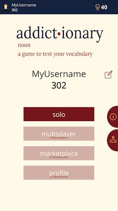 Addictionary 2: The Word Game - Screenshot 1