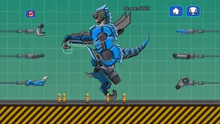 Black Pterosaur Robot Toy War - Screenshot 3