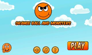 orange ball and monsters - Screenshot 1