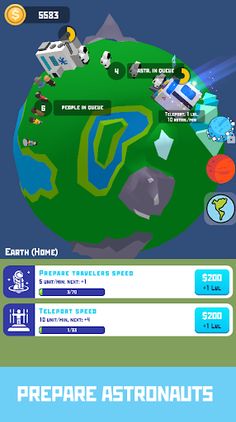 Idle Space Travel - Screenshot 1