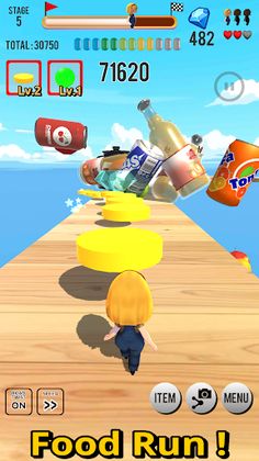 Food Run Game: simple run game - Screenshot 4