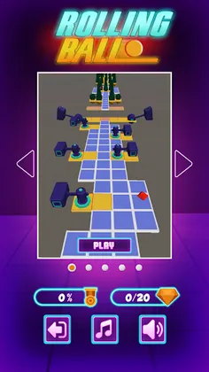 Crazy Rolling: 3d Ball Game - Screenshot 1