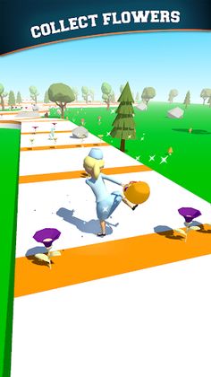Runner Garden 3D - Screenshot 3