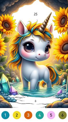 Fairytale Color by number game - Screenshot 3