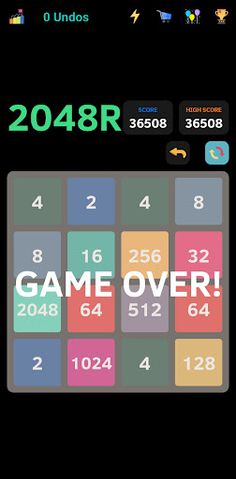 2048R - Swipe and Merge Game - Screenshot 4
