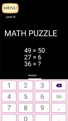 Math Puzzle - Screenshot 1