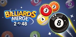 Billiards Merge 2048 - Screenshot 1