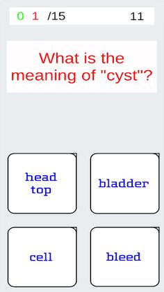 Med Term Quiz - Screenshot 1