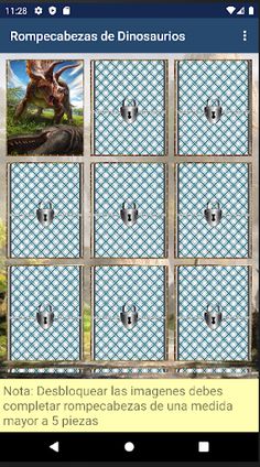 Rompecabezas de Dinosaurios - Screenshot 2