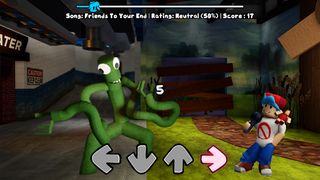 Green Rainbow Friends FNF Mod - Screenshot 1