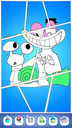 Rainbow X Banban Coloring Book - Screenshot 4