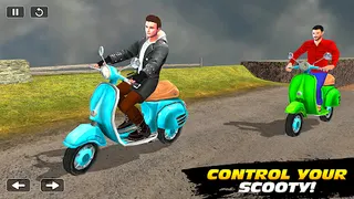 Indian Bike Games 3D Scooty - Screenshot 3