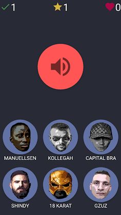 Rapper Soundquiz (Fan-App) - Screenshot 1
