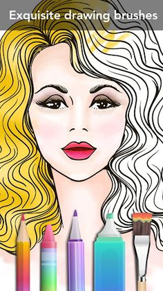 Girls Coloring Book - Screenshot 4
