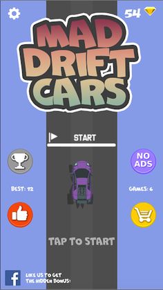 Mad Drift Cars - Screenshot 1