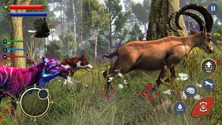 Wolf Sim: Offline Animal Games - Screenshot 2