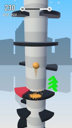 Helix Ball Climb 3D! - Screenshot 2