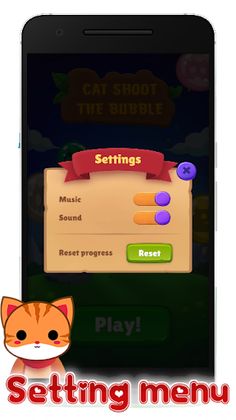Bubble Shooter Little Cat - Screenshot 2