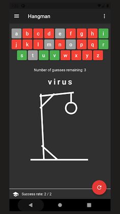 Hangman - classic word game - Screenshot 3