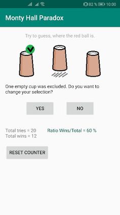 Monty Hall Paradox - Screenshot 2