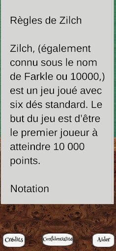 Zilch Dice Game - Screenshot 2