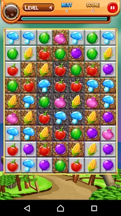 Jewels Quest Match Crush Fruit - Screenshot 2
