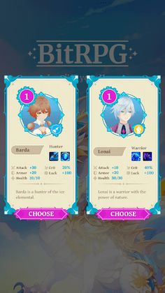 BitRPG: Level up your hero - Screenshot 1