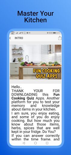 FUN COOKING QUIZ - Screenshot 4