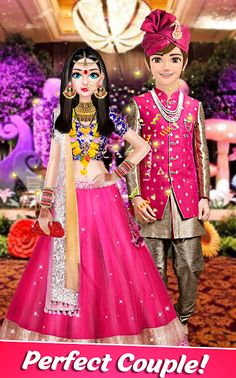 Indian Wedding Makeup Dress up - Screenshot 2