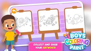 Boys Coloring Games & Paint - Screenshot 3