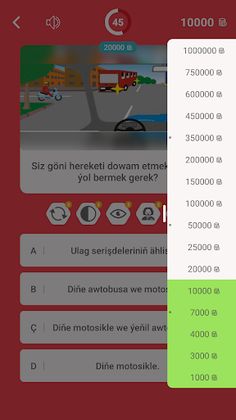 Millioner: Ýol Kadalary Synagy - Screenshot 4