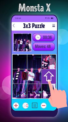 Sliding Puzzle Monsta X - Screenshot 3