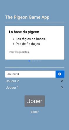 Pigeon Game App - Screenshot 1